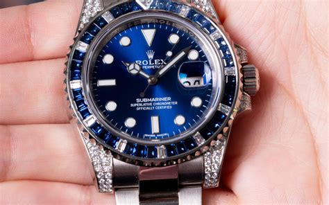 high end rolex replica sapphire|Rolex submariner sapphire and diamond.